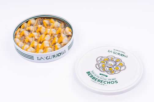 La Curiosa Berberchos Cockles in Brine Vera foods Spanish Conservas