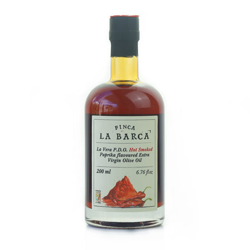 Finca La Barca Hot Smoked Paprika Extra Virgin Olive Oil Vera foods