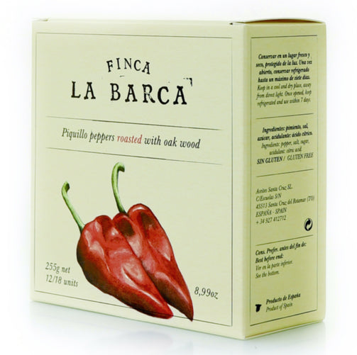Finca La Barca Piquillo Peppers roasted with oak wood, Estramadura, Spain, Vera foods Ireland
