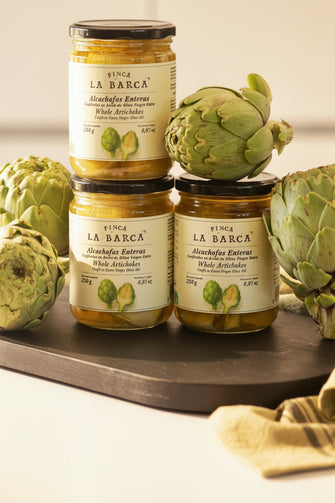 Finca LaBarca Artichokes confit in Extra virgin olive oil