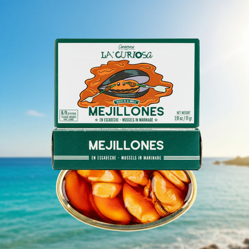 La Curiosa mussels in Escabech