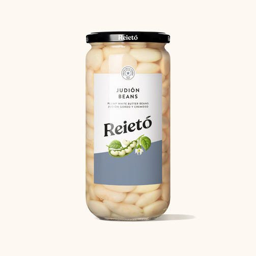 Perello Reieto Judion Butter Beans in glass jar Vera foods Ireland